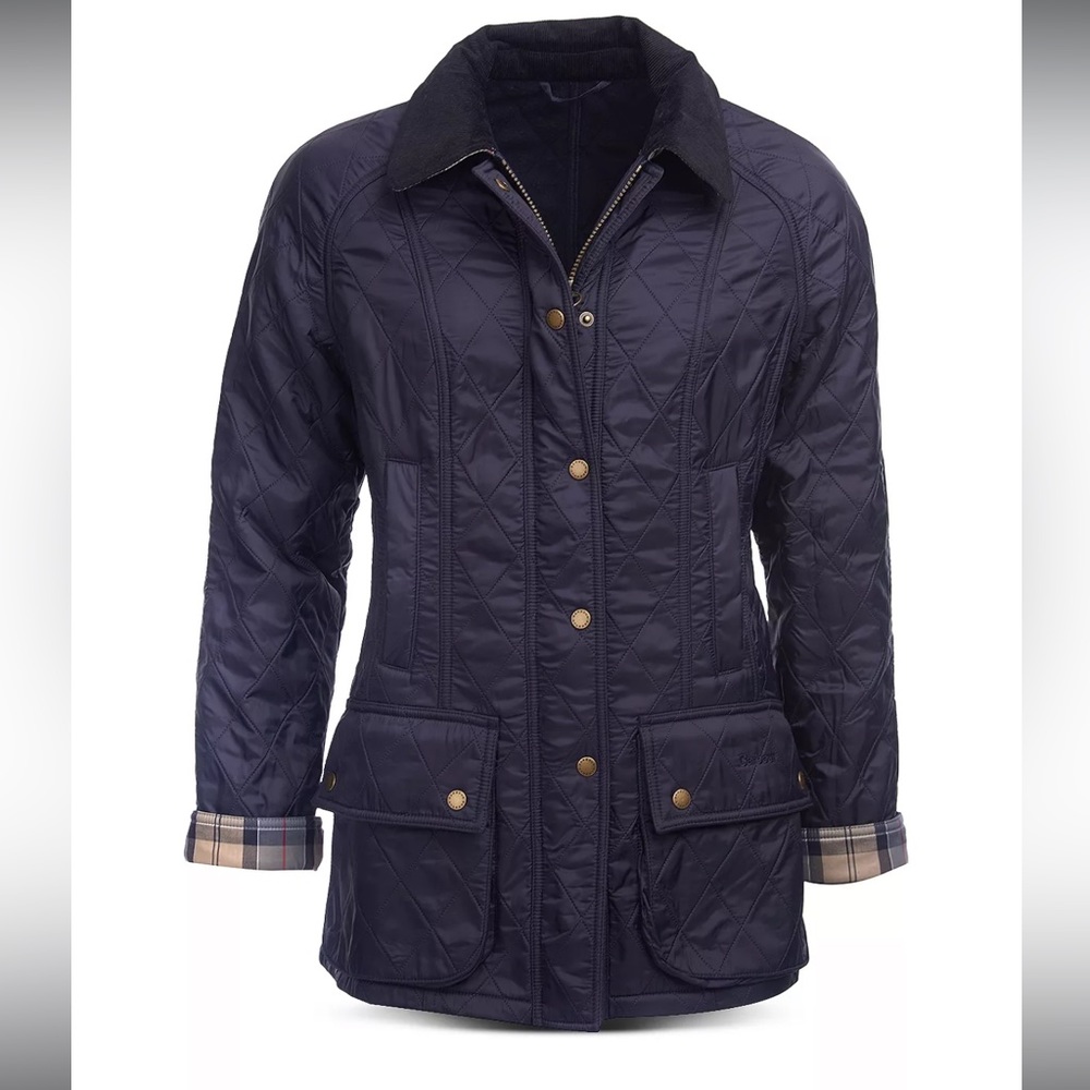 Barbour Beadnell Polarquilt Jacket Navy